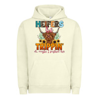 Pigment Pistachio heifers be trippin' Urban Hoodie - LillyAllenDesigns