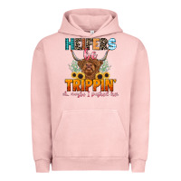 Pigment Salmon heifers be trippin' Urban Hoodie - LillyAllenDesigns