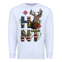 Deer Hunting Usa Flag Premium Sweatshirt | Teevron