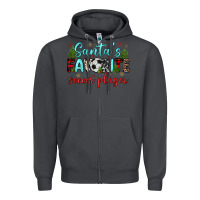 Smoke santa s favorite soccer player Zipper Hoodie - JahusDesignShop