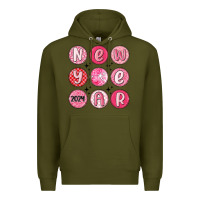 Army Green new year 2024 Premium Hoodie - MaliasSmallBusiness