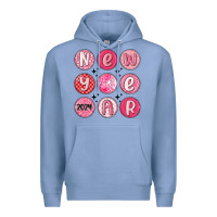 Colony Blue new year 2024 Premium Hoodie - MaliasSmallBusiness