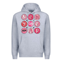 Heather Grey new year 2024 Premium Hoodie - MaliasSmallBusiness
