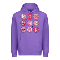 Purple new year 2024 Premium Hoodie - MaliasSmallBusiness