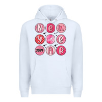 White new year 2024 Premium Hoodie - MaliasSmallBusiness