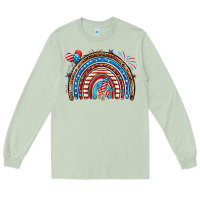 Matcha American rainbow Long Sleeve Tee - Neo Western