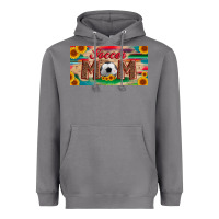 Storm soccer mom with ball and sunflower and serape licanse plate Heavyweight Hoodie - Artiststas