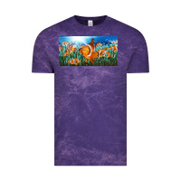 Cloud Purple clown fish  license plate Vintage Tee - BarkalooDesign