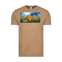 Vintage Coffee clown fish  license plate Vintage Tee - BarkalooDesign