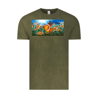 Vintage Olive clown fish  license plate Vintage Tee - BarkalooDesign