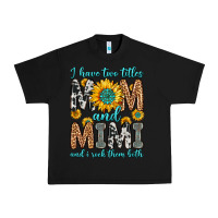 Black i have two titles mom and mimi and i rock them bot Urban Heavy Tee - Zillion Design Studio