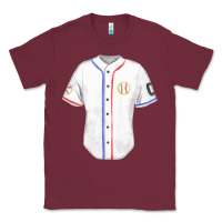 Burgundy softball uniform fa element Classic Tee - FaDigitalArtStudio
