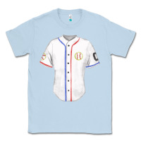 Dusty Blue softball uniform fa element Classic Tee - FaDigitalArtStudio