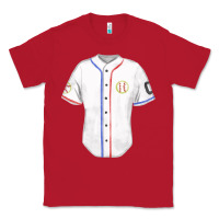 Red softball uniform fa element Classic Tee - FaDigitalArtStudio
