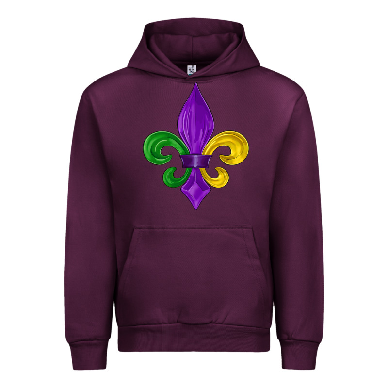 Mardi Gras Fleur De Lis Urban Hoodie by LillyAllenDesigns | Teevron