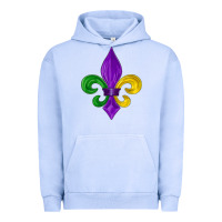 Pigment Grape Ice mardi gras fleur de lis Urban Hoodie - LillyAllenDesigns