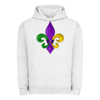Pigment Lunar Rock mardi gras fleur de lis Urban Hoodie - LillyAllenDesigns