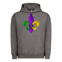 Pigment Tornado mardi gras fleur de lis Urban Hoodie - LillyAllenDesigns