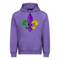 Tulip mardi gras fleur de lis Urban Hoodie - LillyAllenDesigns
