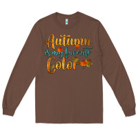 Chestnut autumn is my favorite color Long Sleeve Tee - HRA Design Shop