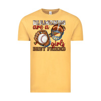 Vintage Mustard diamonds are a girls best friend baseball Vintage Tee - texasbilliewilder