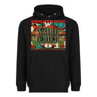 Black wild chıld aztec gemstone and cactus Heavyweight Hoodie - Artiststas
