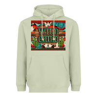 Matcha wild chıld aztec gemstone and cactus Heavyweight Hoodie - Artiststas