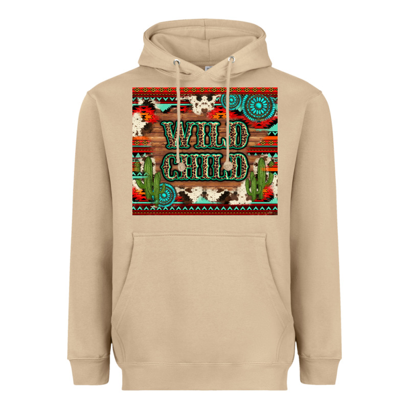 Wild Chıld Aztec Gemstone And Cactus Heavyweight Hoodie by Artiststas | Teevron