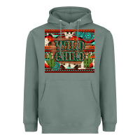 Sage wild chıld aztec gemstone and cactus Heavyweight Hoodie - Artiststas