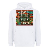 White wild chıld aztec gemstone and cactus Heavyweight Hoodie - Artiststas