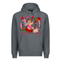 Rock with god all things are possible Premium Hoodie - NancyCooperArtShop