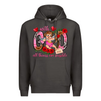 Smoke with god all things are possible Premium Hoodie - NancyCooperArtShop