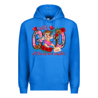 True Royal with god all things are possible Premium Hoodie - NancyCooperArtShop