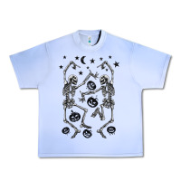 Grape Ice halloween dancing skeletons Urban Heavy Tee - BarkalooDesign