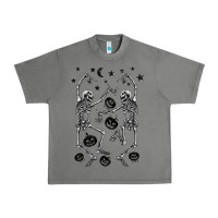 Tornado halloween dancing skeletons Urban Heavy Tee - BarkalooDesign