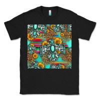 Western Turquoise Thunderbird Seamless Pattern Classic Tee | Teevron