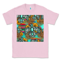 Bubblegum Pink western turquoise thunderbird seamless pattern Classic Tee - HRA Design Shop