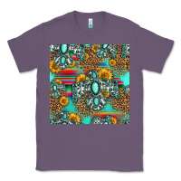 Lavender western turquoise thunderbird seamless pattern Classic Tee - HRA Design Shop