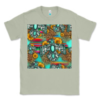 Matcha western turquoise thunderbird seamless pattern Classic Tee - HRA Design Shop