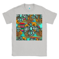 Moon Dust western turquoise thunderbird seamless pattern Classic Tee - HRA Design Shop
