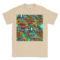 Mushroom western turquoise thunderbird seamless pattern Classic Tee - HRA Design Shop