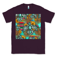 Plum western turquoise thunderbird seamless pattern Classic Tee - HRA Design Shop