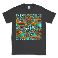 Smoke western turquoise thunderbird seamless pattern Classic Tee - HRA Design Shop