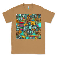 Toasted Coconut western turquoise thunderbird seamless pattern Classic Tee - HRA Design Shop