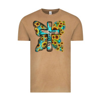 Vintage Camel faith sunflower cross Vintage Tee - Zillion Design Studio