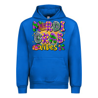 Cobalt mardi gras vibes Urban Hoodie - LillyAllenDesigns
