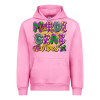 Fuchsia Pink mardi gras vibes Urban Hoodie - LillyAllenDesigns