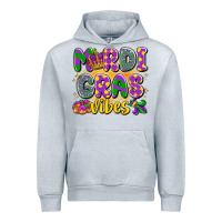 Heather Grey mardi gras vibes Urban Hoodie - LillyAllenDesigns