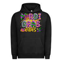 Pigment Black mardi gras vibes Urban Hoodie - LillyAllenDesigns