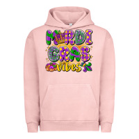 Pigment Salmon mardi gras vibes Urban Hoodie - LillyAllenDesigns
